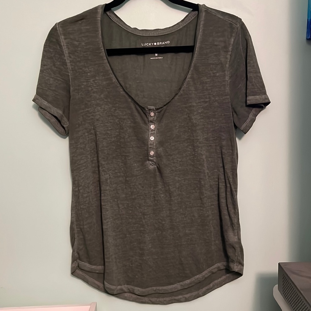 Lucky Brand Green T-Shirt